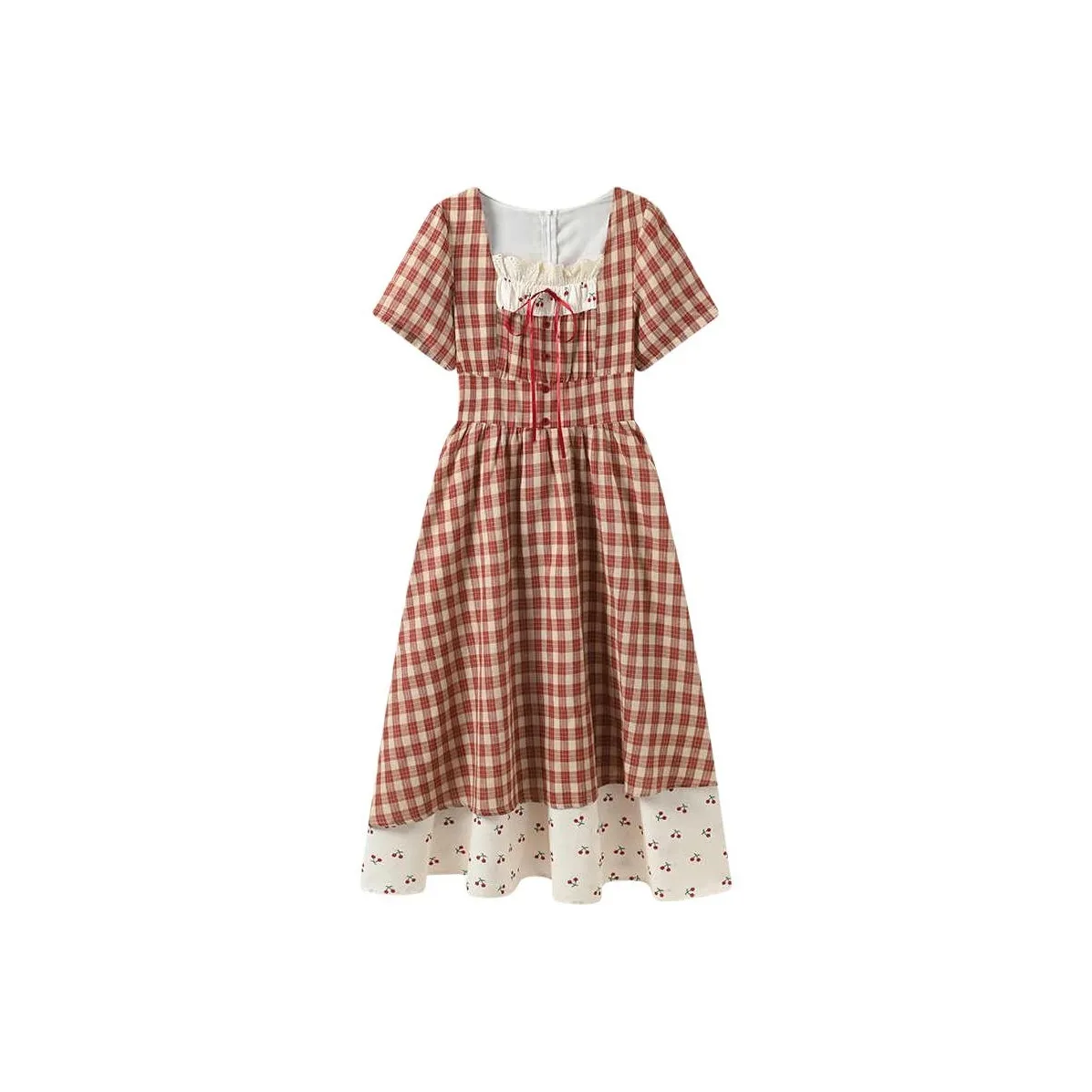 LAKESI Короткое платье с короткими рукавами женское