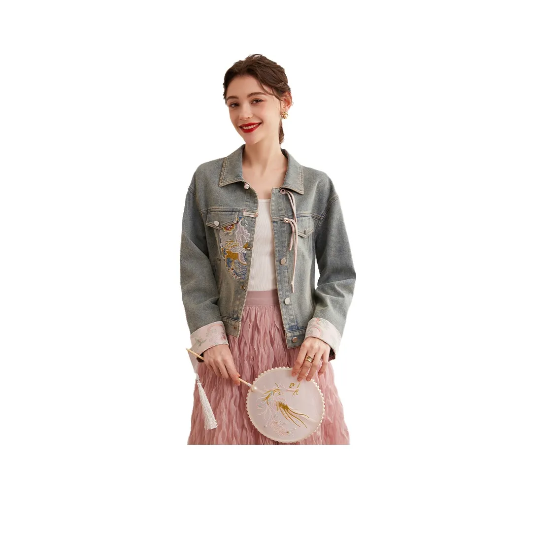 LOUISY AO Denim Jacket Women's Blue