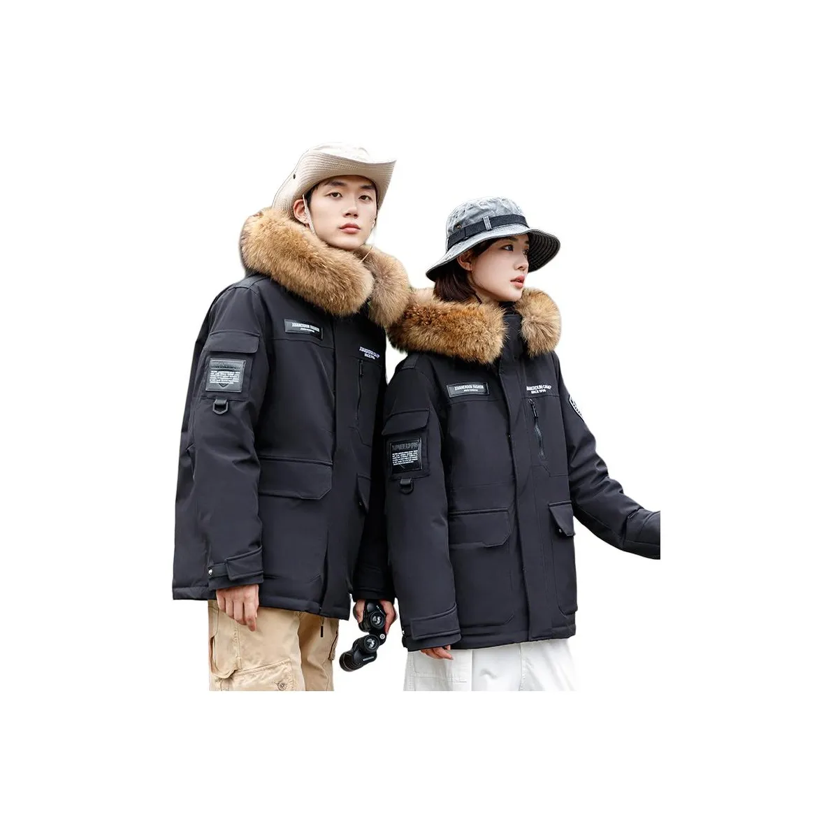 Yalu Thickened Extreme Cold White Duck Down Down Jacket Unisex Down Jacket For Winter Unisex