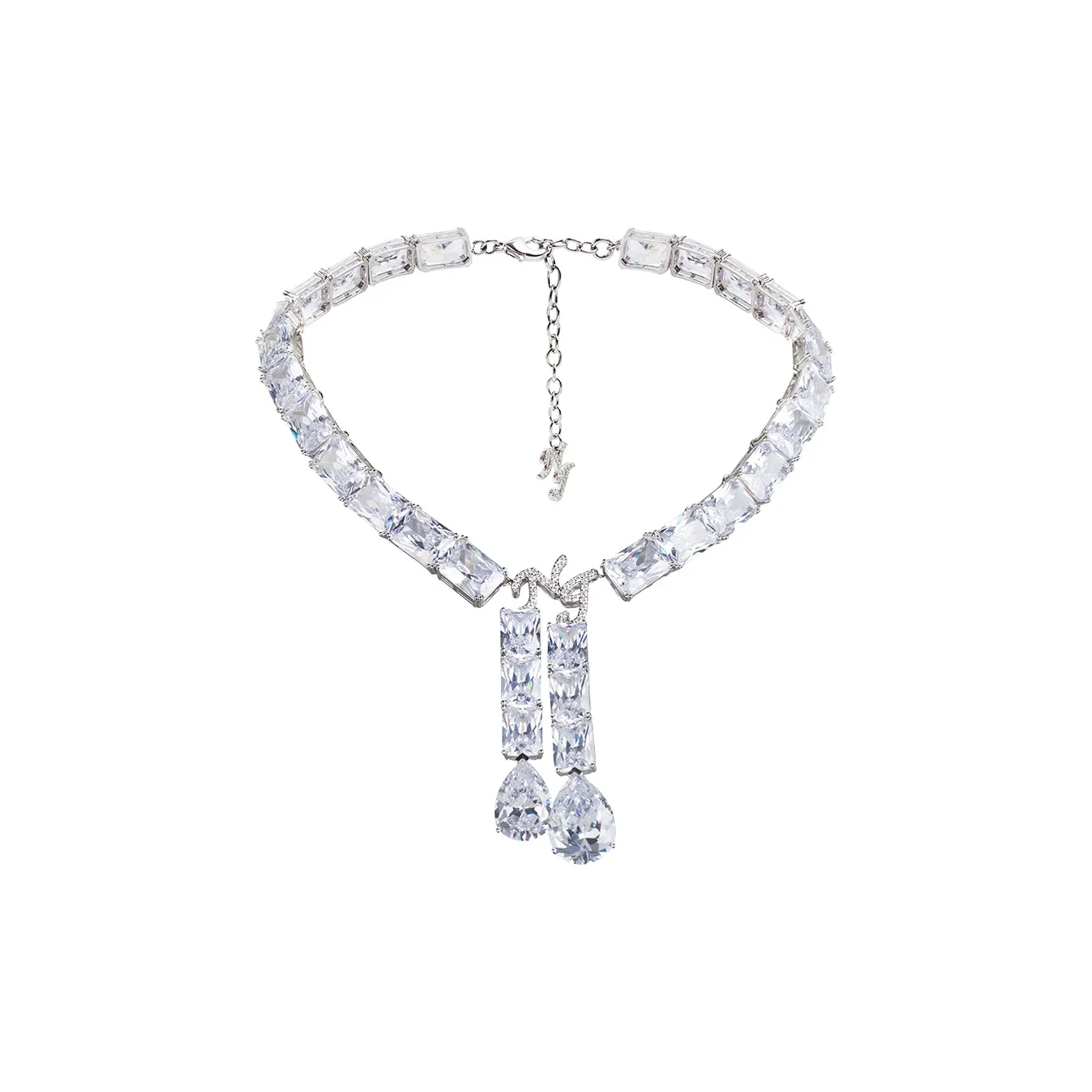 NANA JACQUELINE Латунные ожерелья Женское серебро