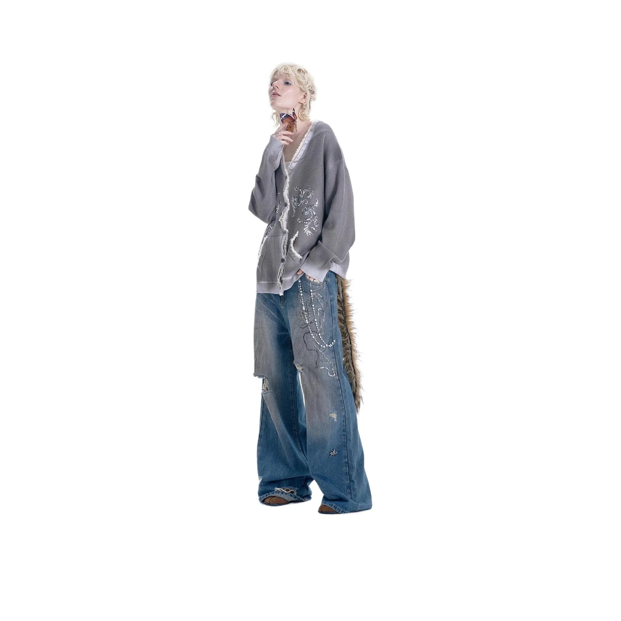 Apriority Clothing Jeans Unisex Blue