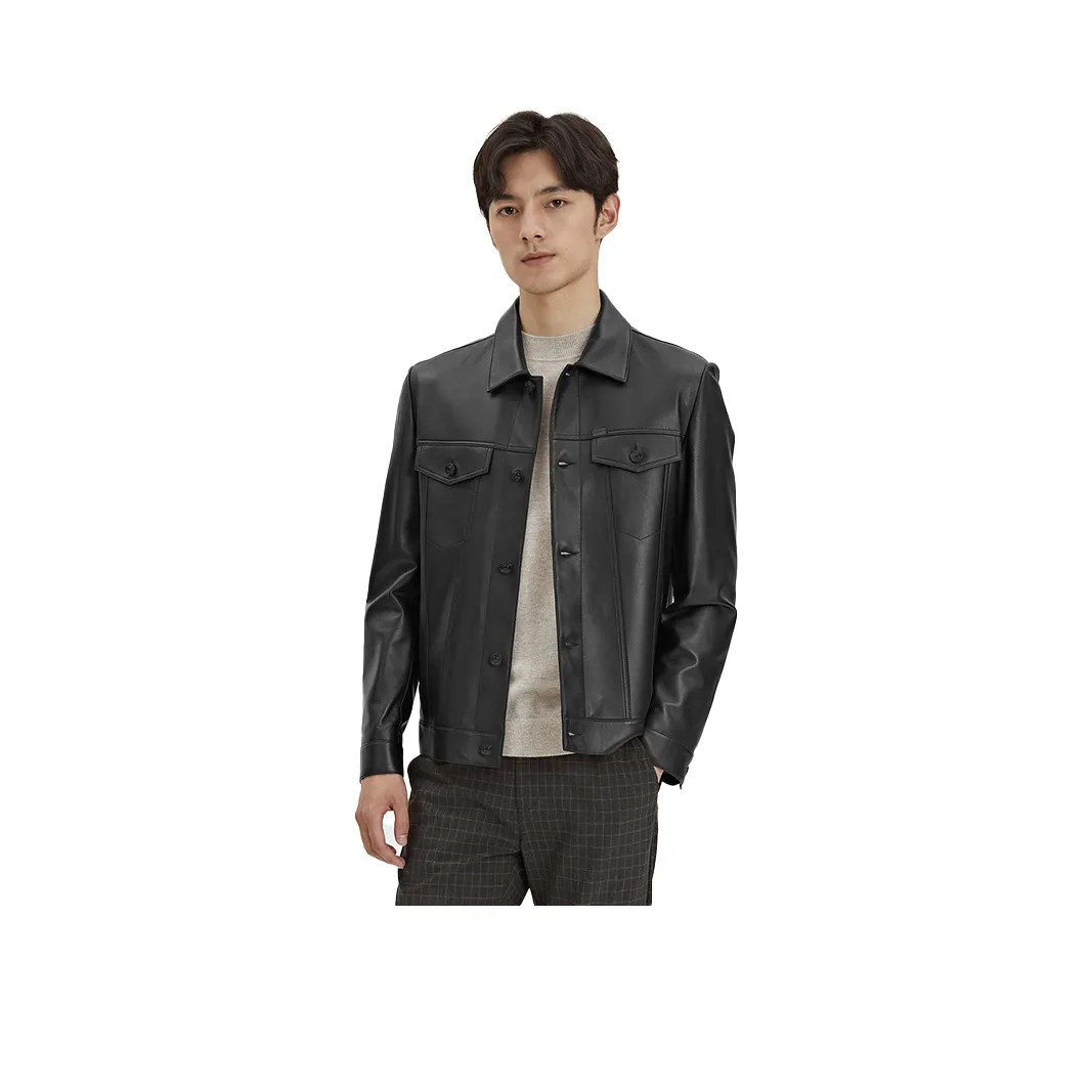 KAISER Черный Унисекс Кожаные куртки