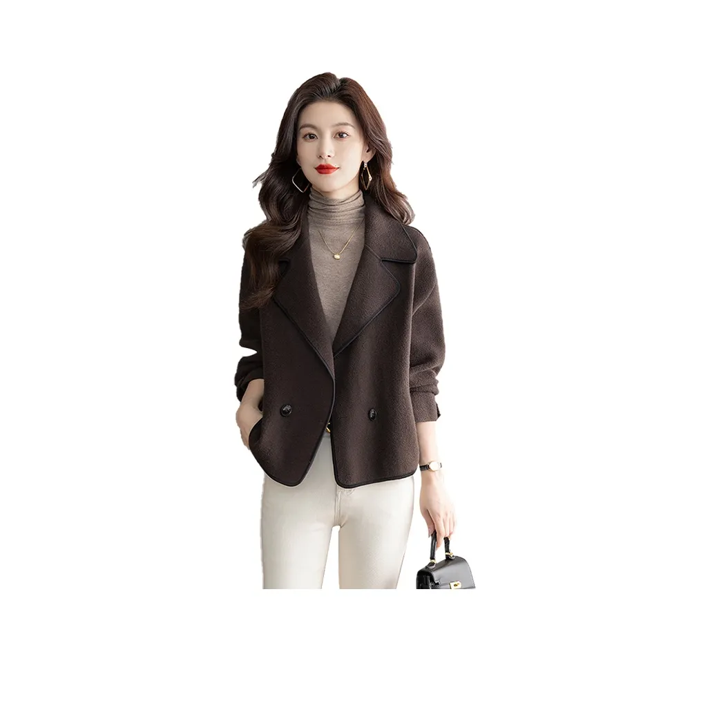 Cypress House Cropped Coat Women's Dark Brown