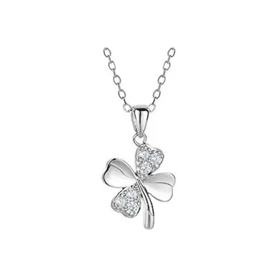MUYAN Сплав Сердце Four Leaf Clover Ожерелье Женское