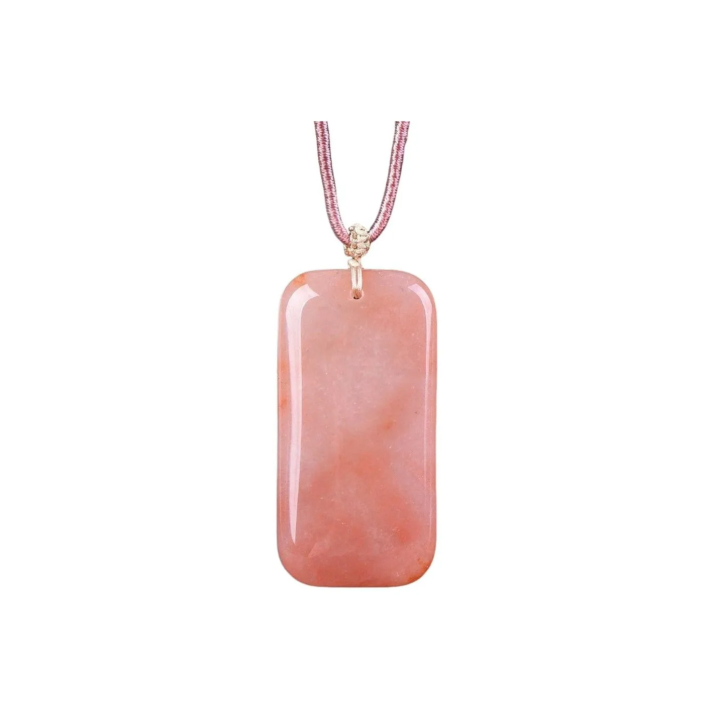 Gifts Golden Silk Jade Necklaces Unisex