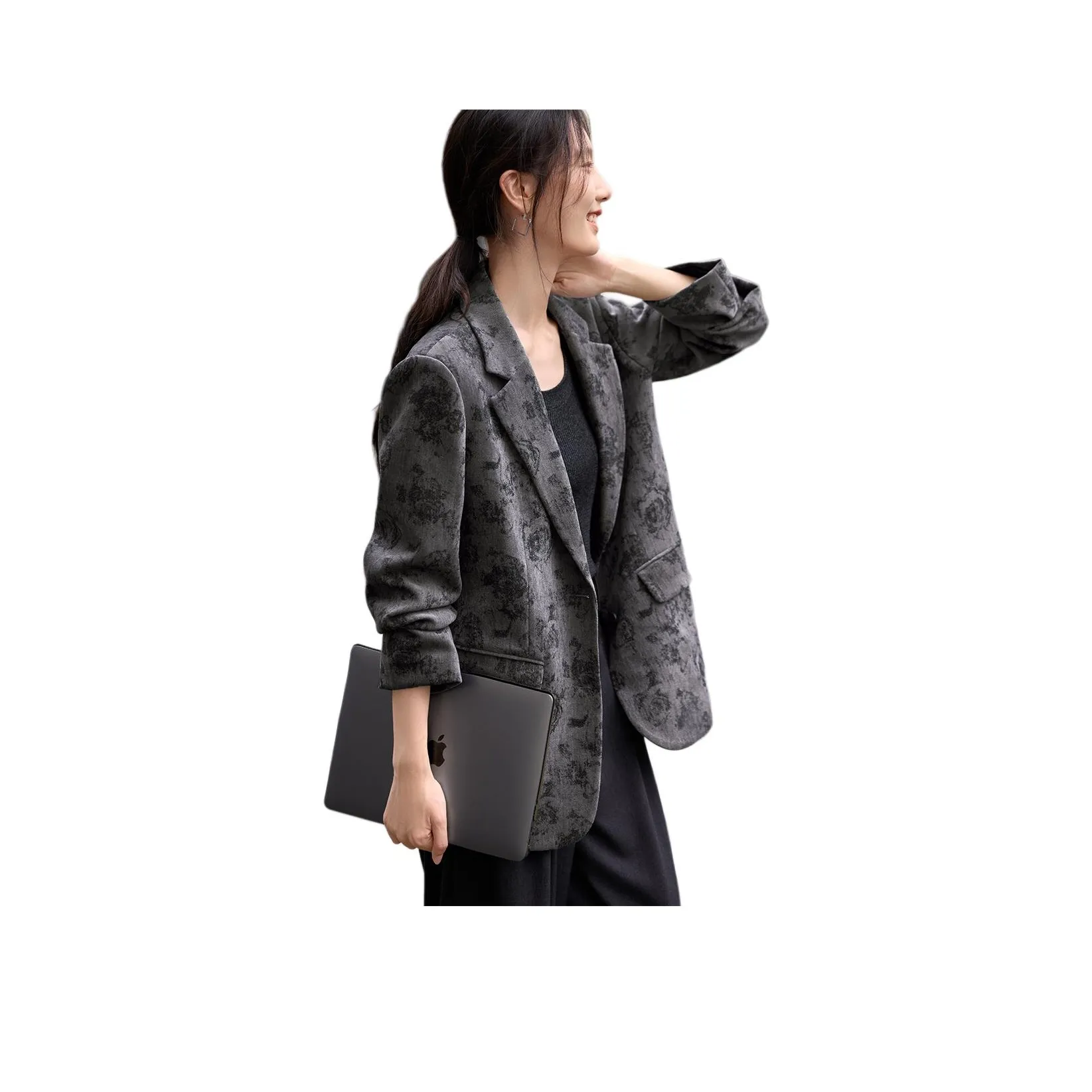 XWI Серый Женские Офисные Костюмы