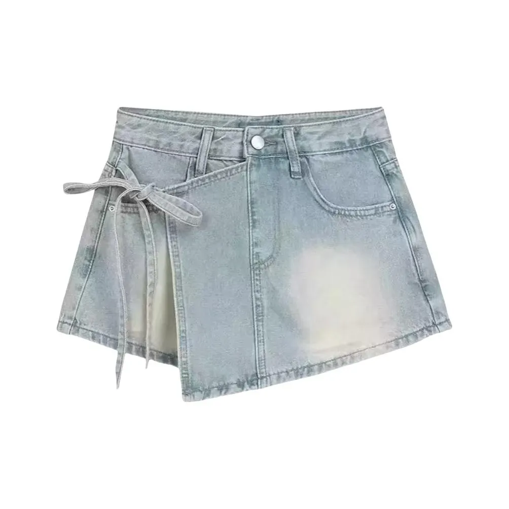 Cotton Gene Джинсовые короткие юбки Женские