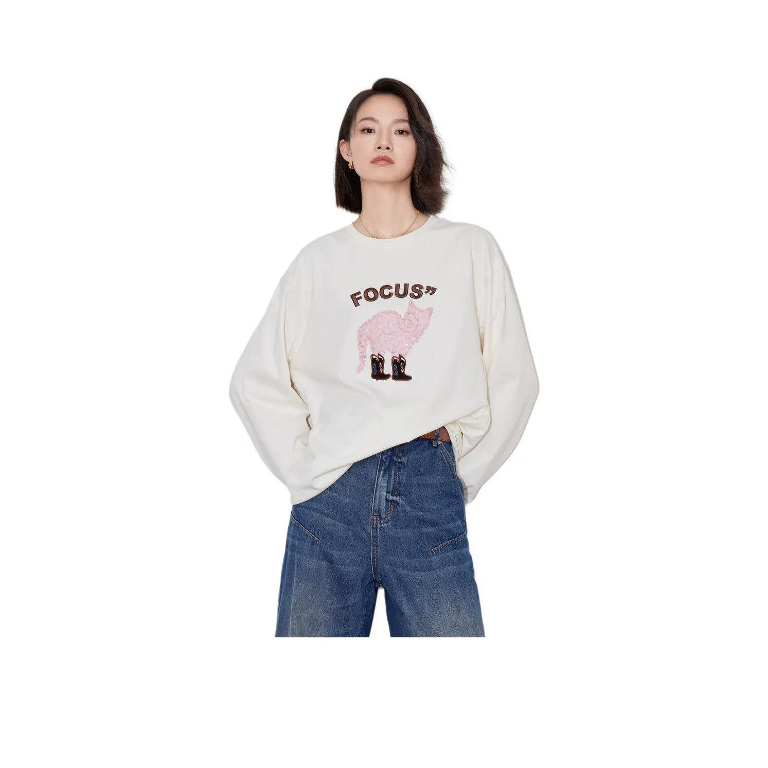 Initial Language T Shirt Women's