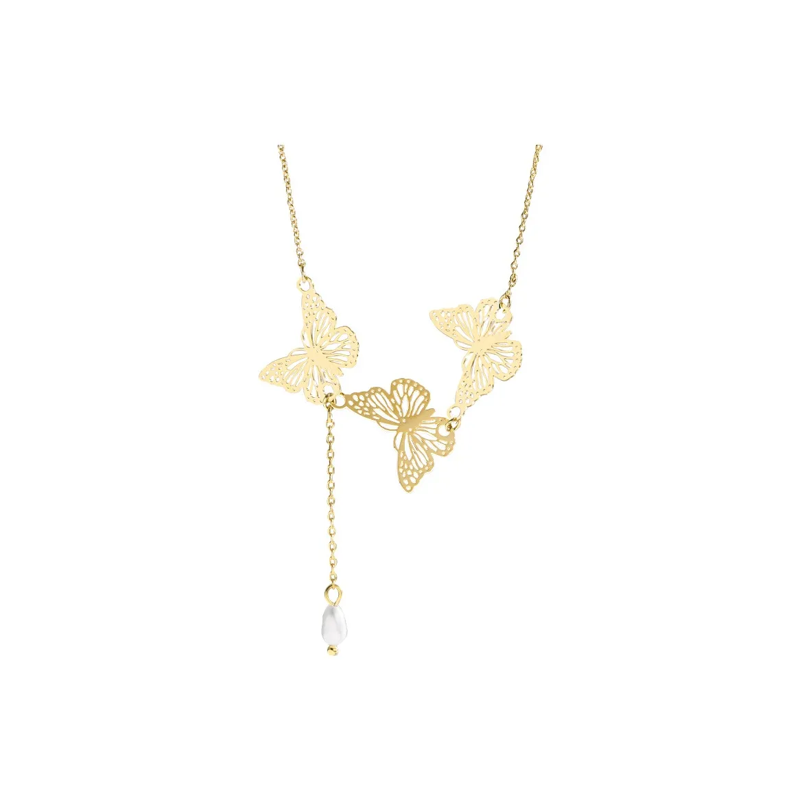 Floating Joy Сплав Искусственная жемчужина Ожерелья Женские