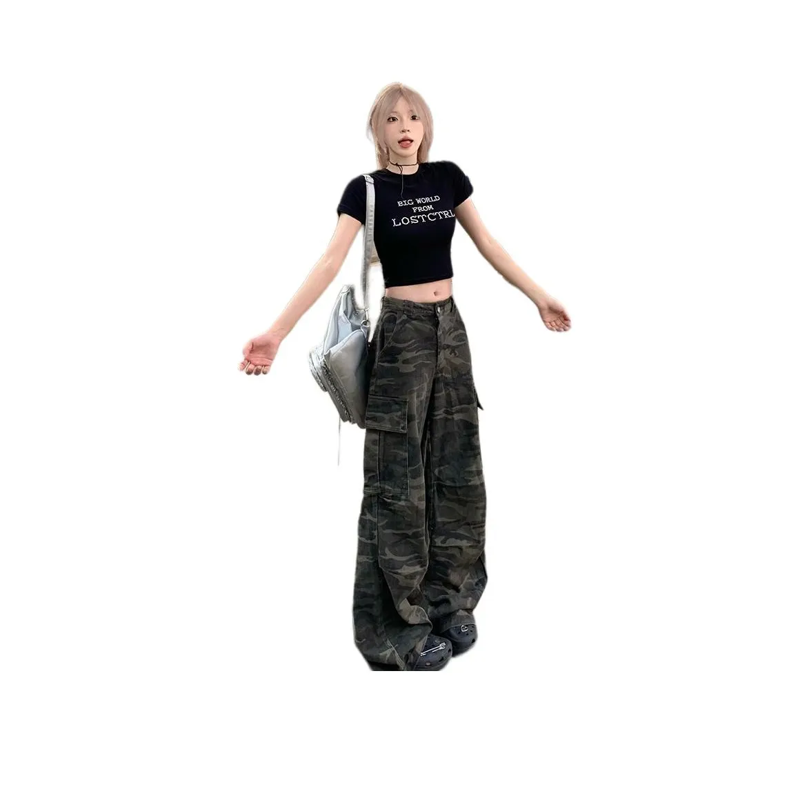 MORii Камуфляж Унисекс Джинсы