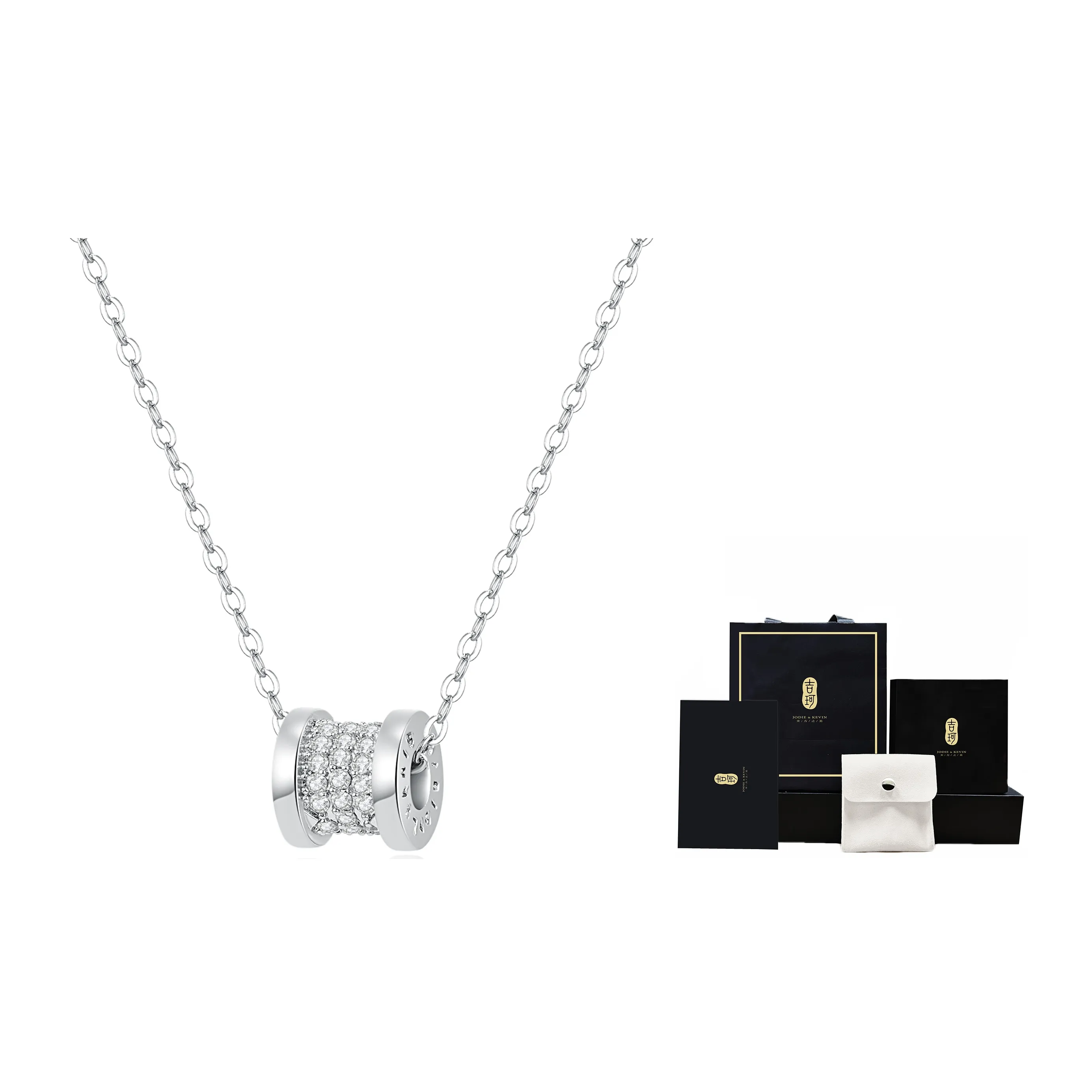 Jodie Kevin Сплав Ожерелья Женское Серебро Розовое Золото