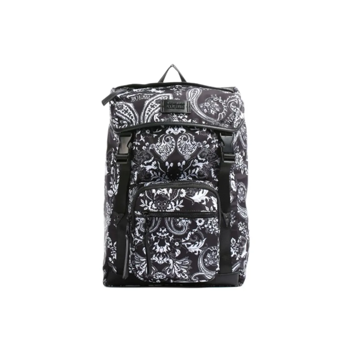 VERSACE JEANS COUTURE Polyester Laptop Bag Backpack Men's Black White