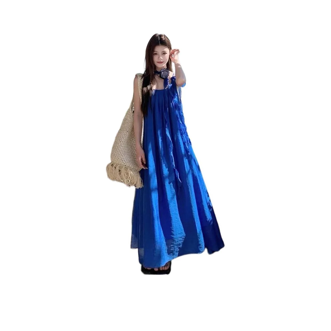 SIBEIER Синий Женские Слип-платья