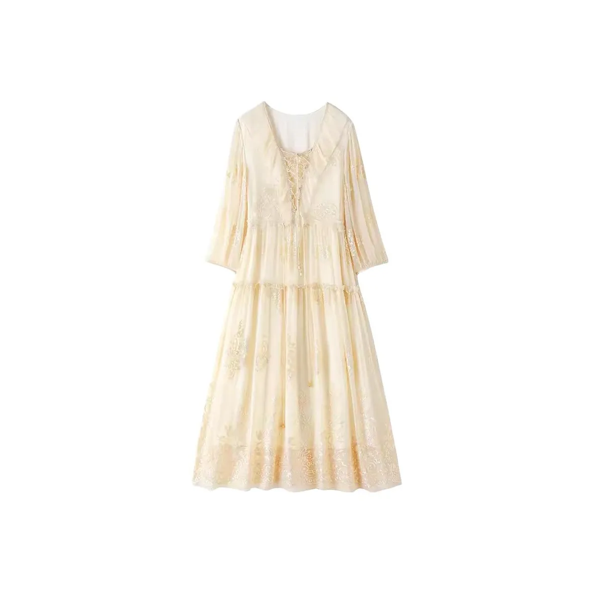 Yi Mengyuan Long Sleeved Dress Women's