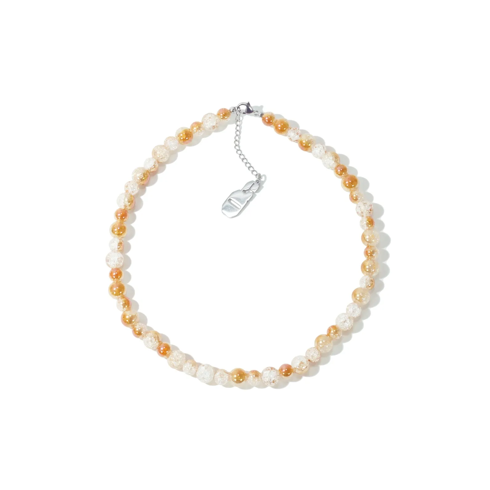 Get'em ON Синтетический стеклянный камень ожерелья унисекс