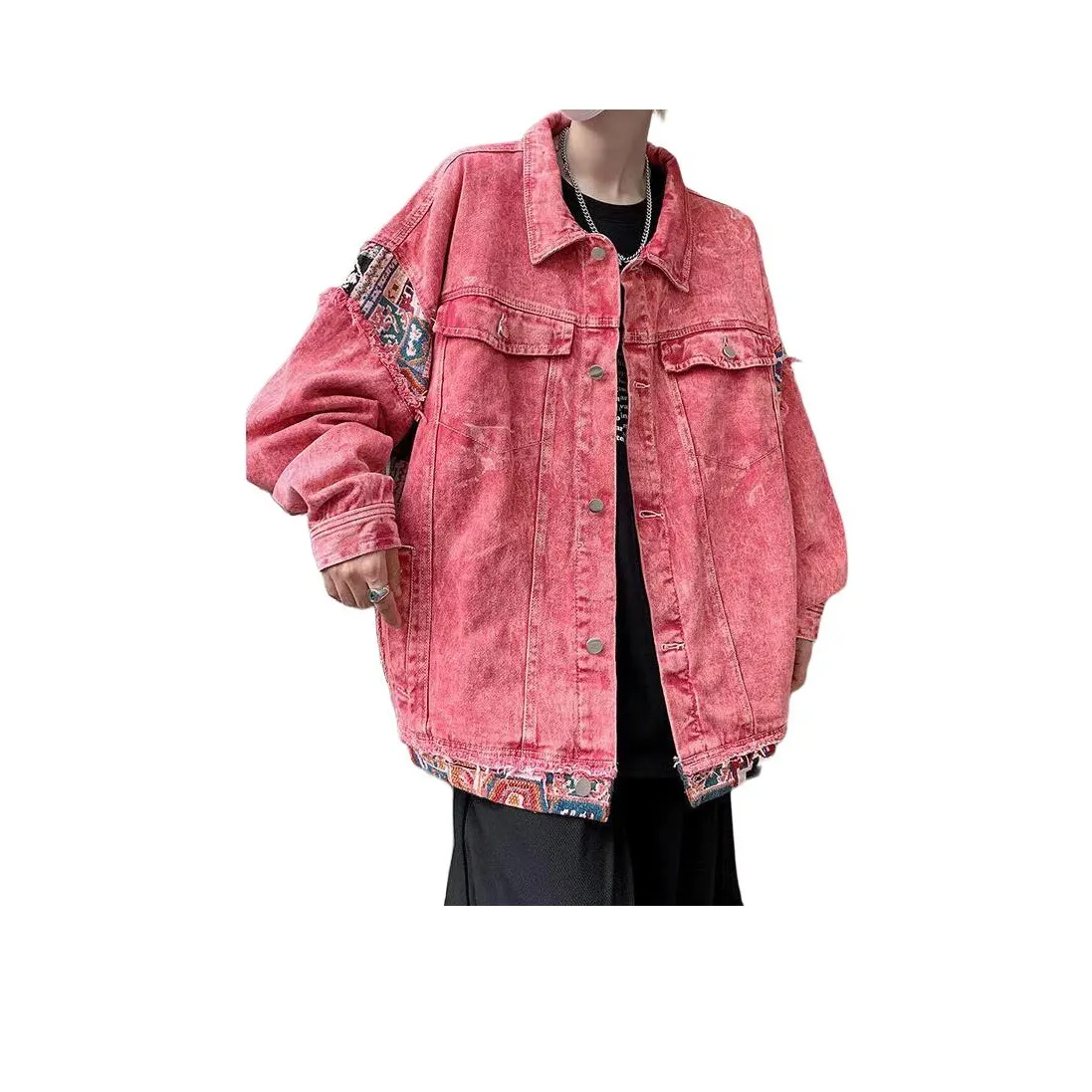 SOCKKEY Розовый Унисекс Джинсовые куртки