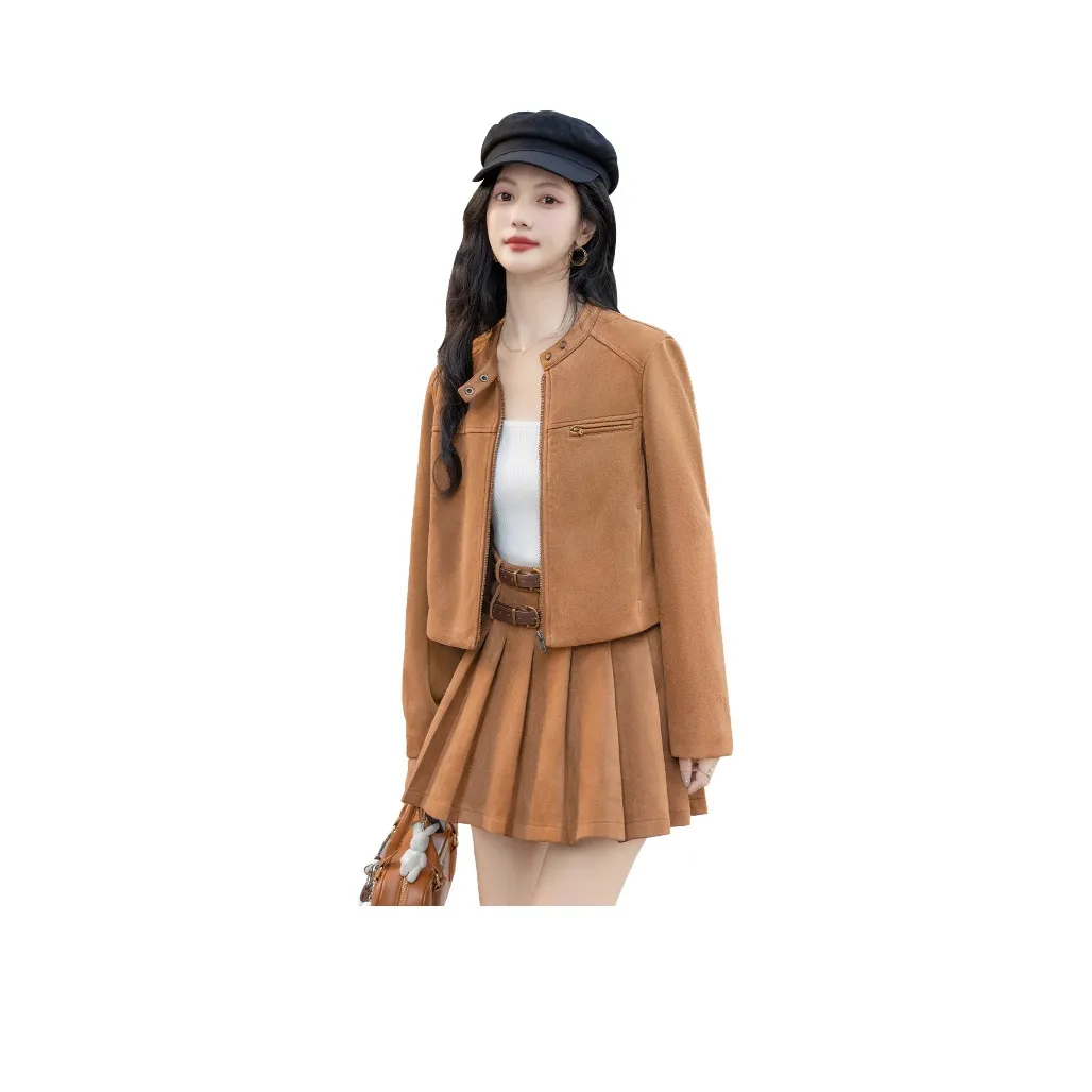 Cypress House Комплект с юбкой Женские Стиль Майярд Коричневый