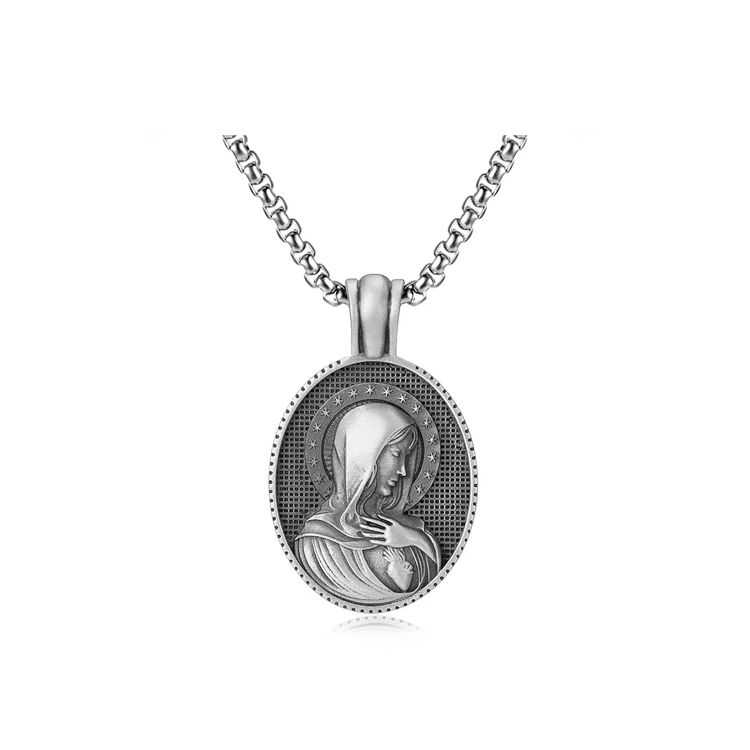 EVBEA Pure Олово Подвеска Ожерелья Унисекс