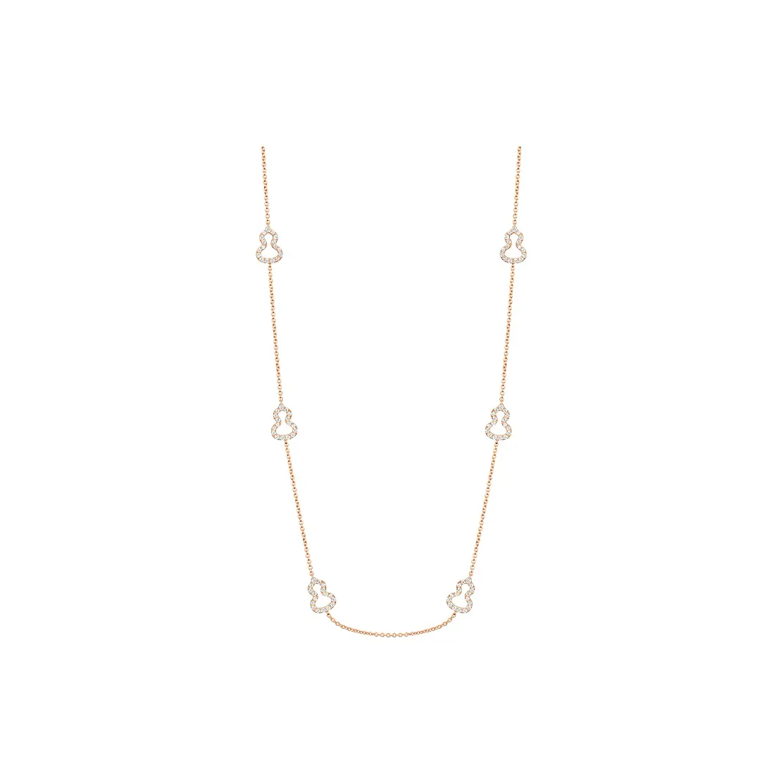 Qeelin Wulu 18K Rose Gold Necklaces Women's Rose Gold