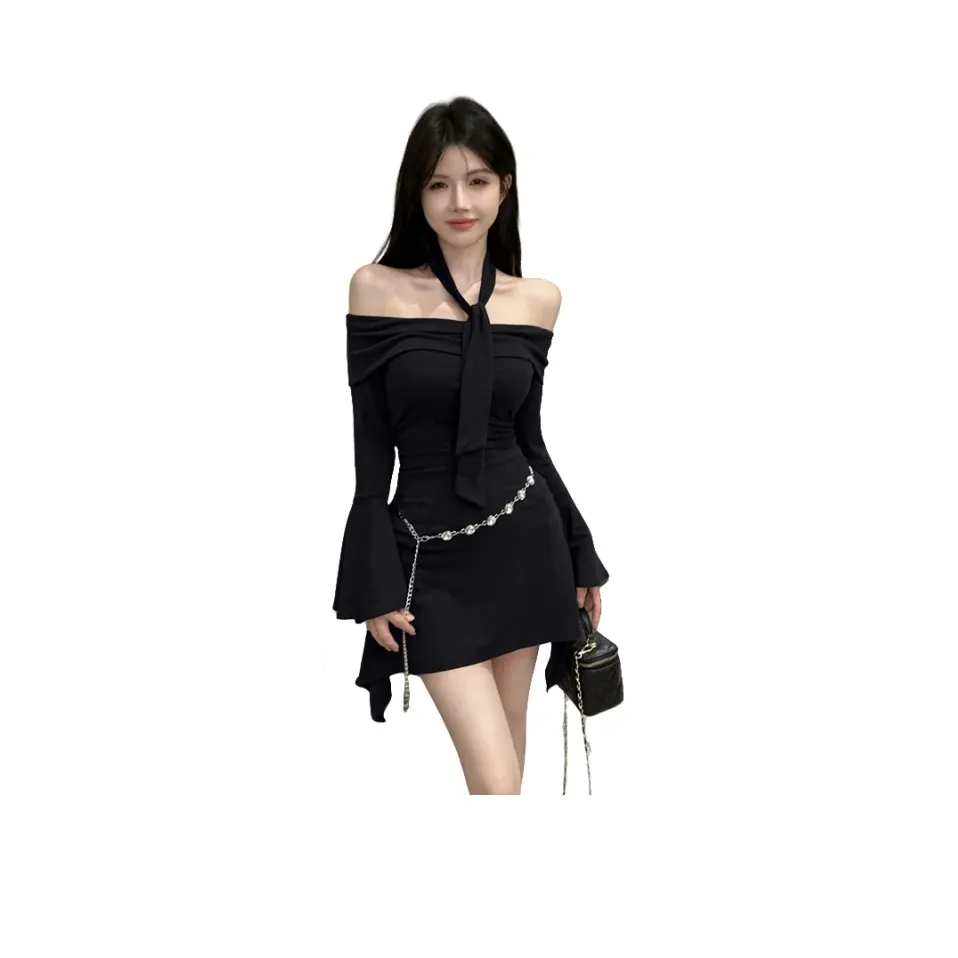 YGPRW Long Sleeved Dress Women's