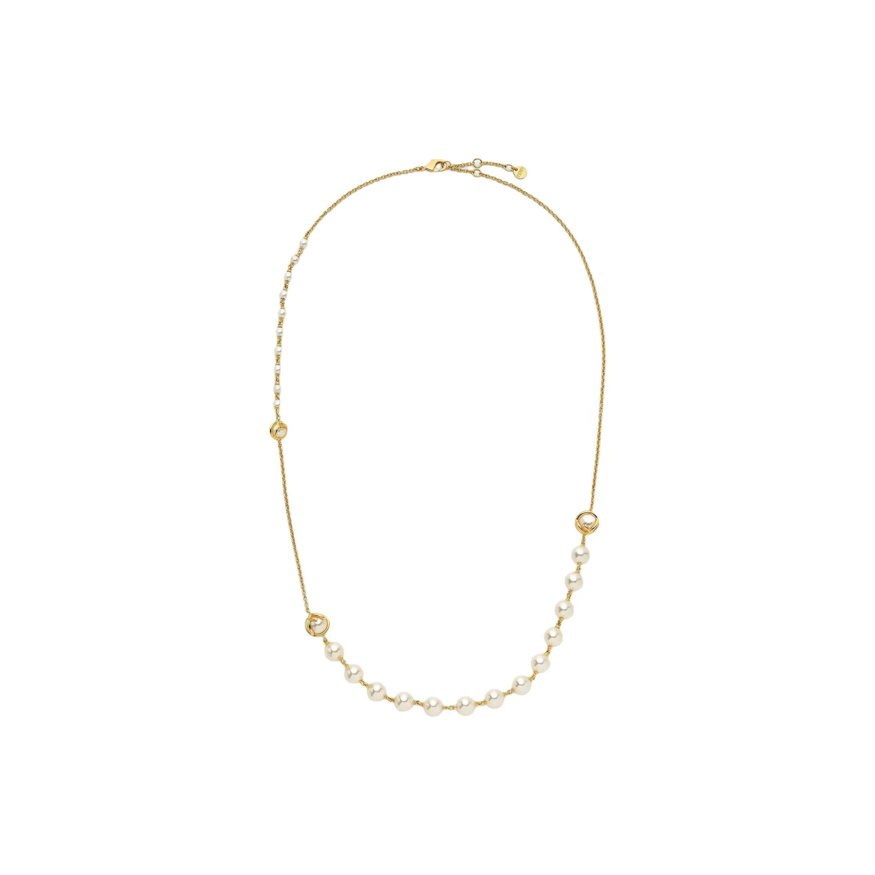 FENDI Brass Necklaces Women's Gold