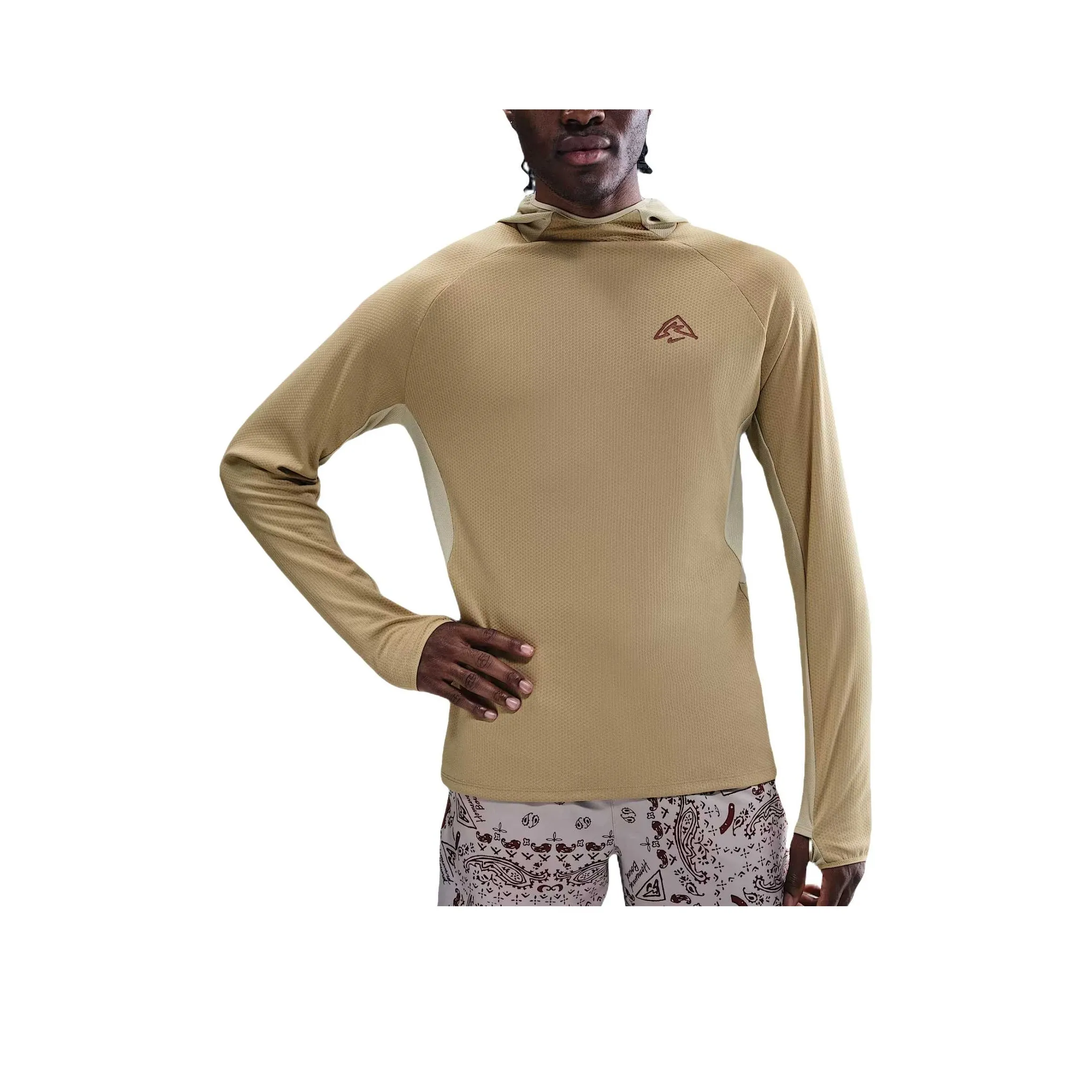 Свитшот Nike Dri Fit UV мужской коричневый