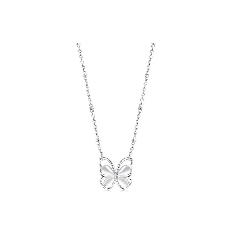 WINGSTOP Glass Cat Eye Jade Necklaces Women's