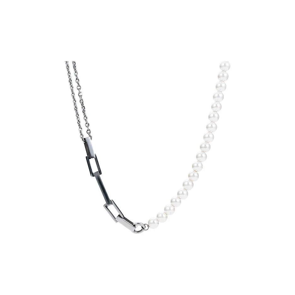 ACIUM Модная цепочка на ключицу титановая сталь жемчужная раковина ожерелья унисекс