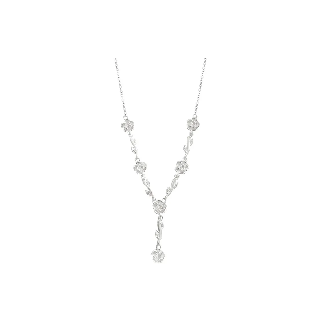 Royal Dragon Mirror 999 Fine Silver Necklaces Women's