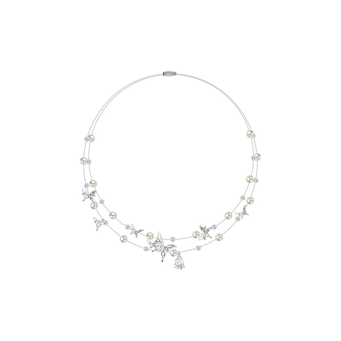 Masw Copper Alloy Gold Plated Necklaces Women's