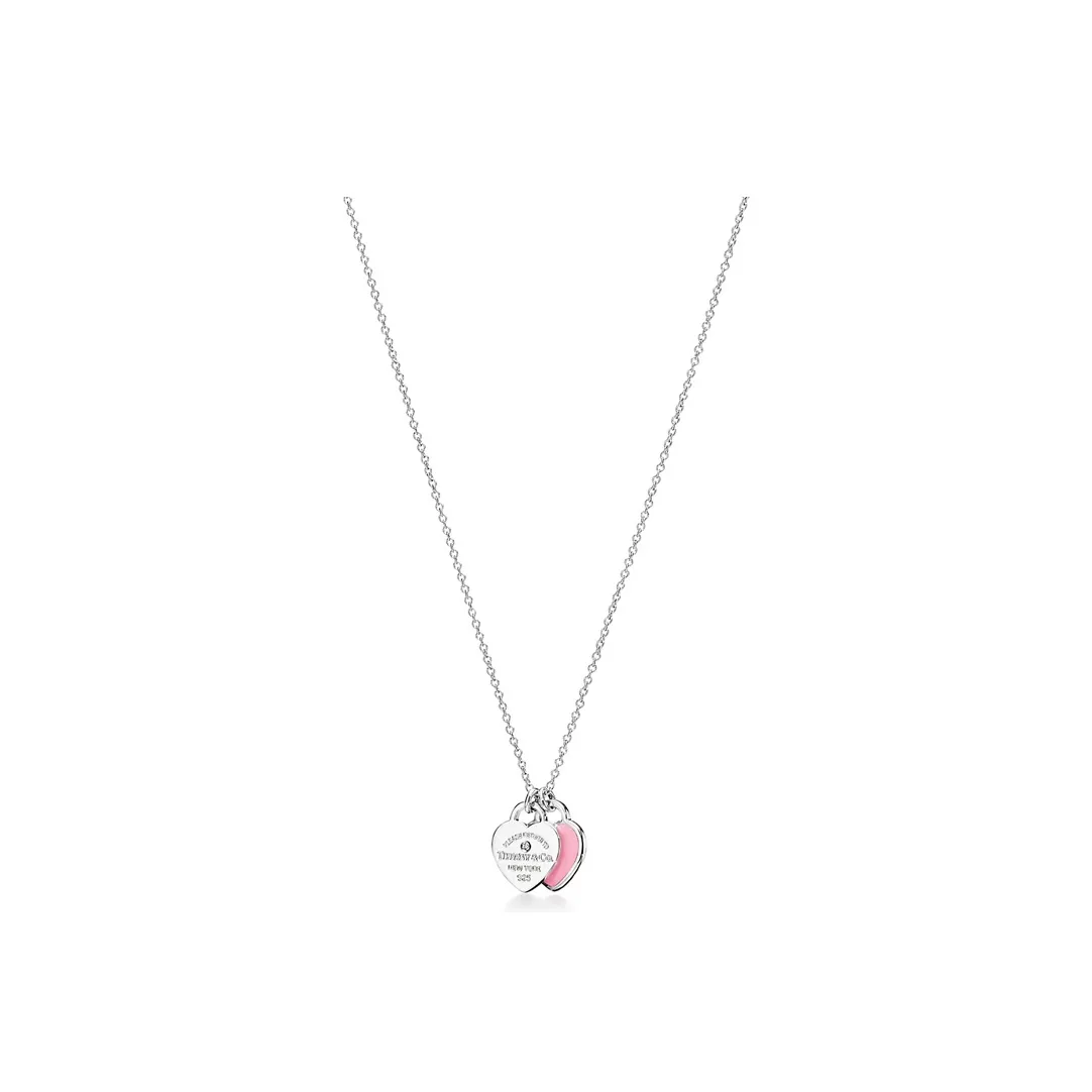 TIFFANY & CO. Return To Tiffany Collection 925 Sterling Silver Necklaces Women's