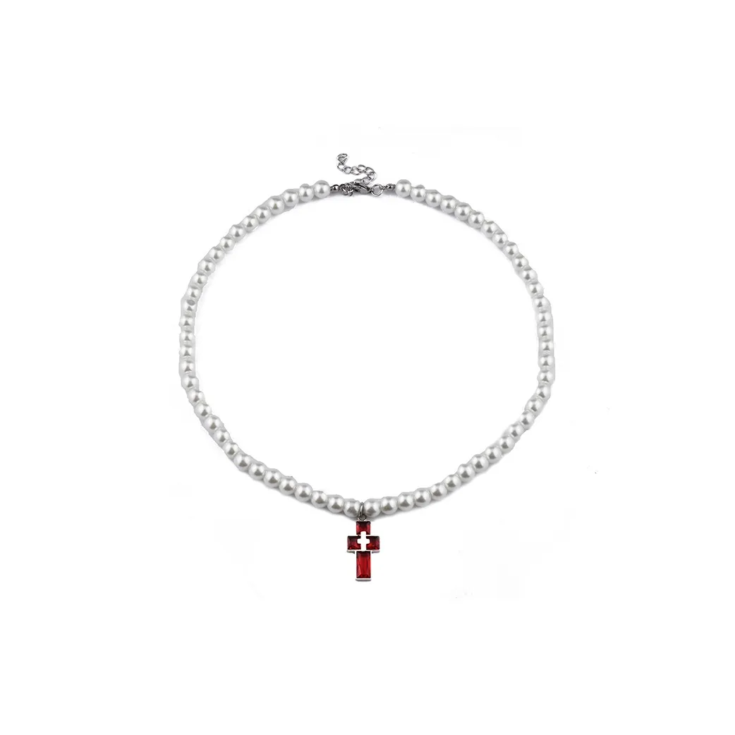 KING OF BLING Сплав Искусственный жемчуг Циркон Ожерелье Мужской