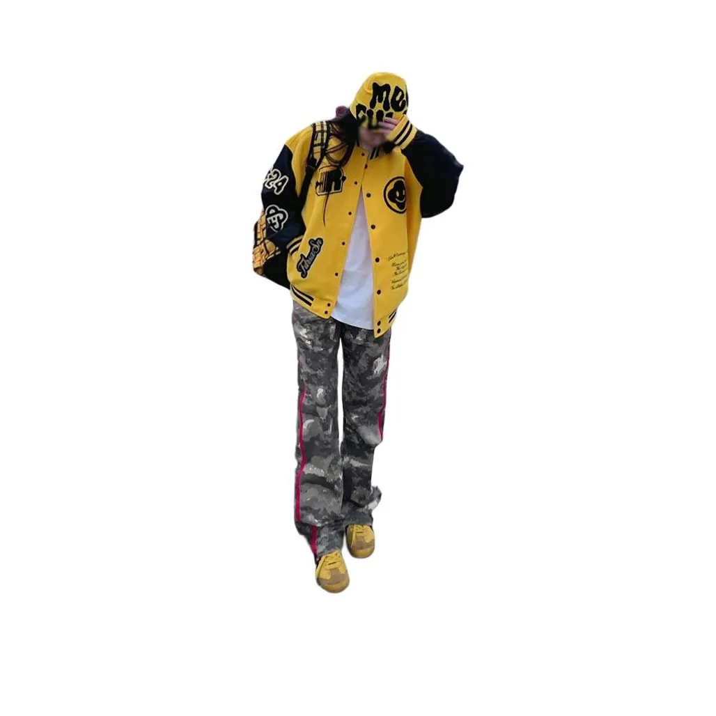 CORNILOT Леопардовый принт Унисекс Джинсы