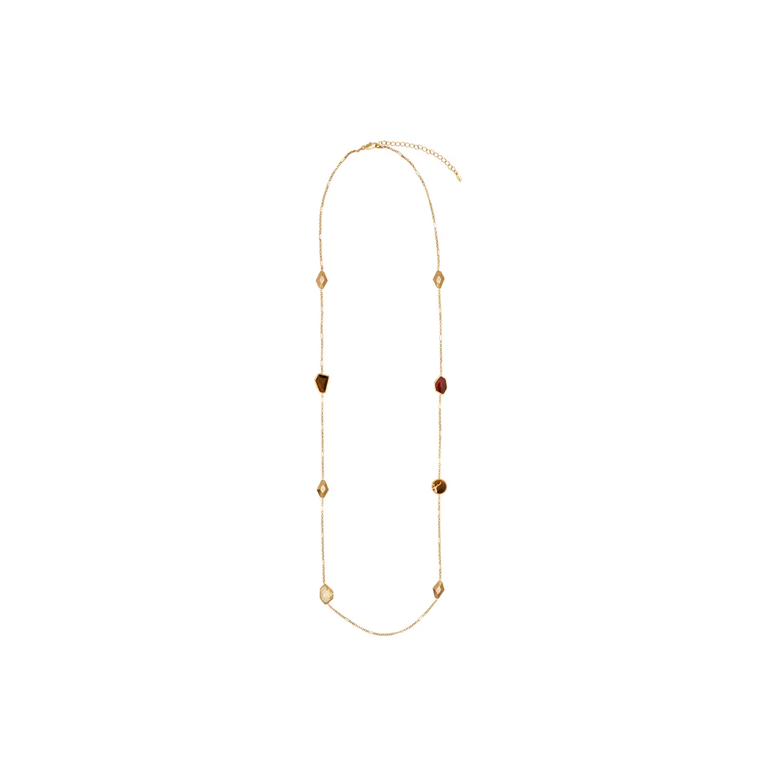 Fellala Сплав с покрытием 18K золото ожерелья женские золото