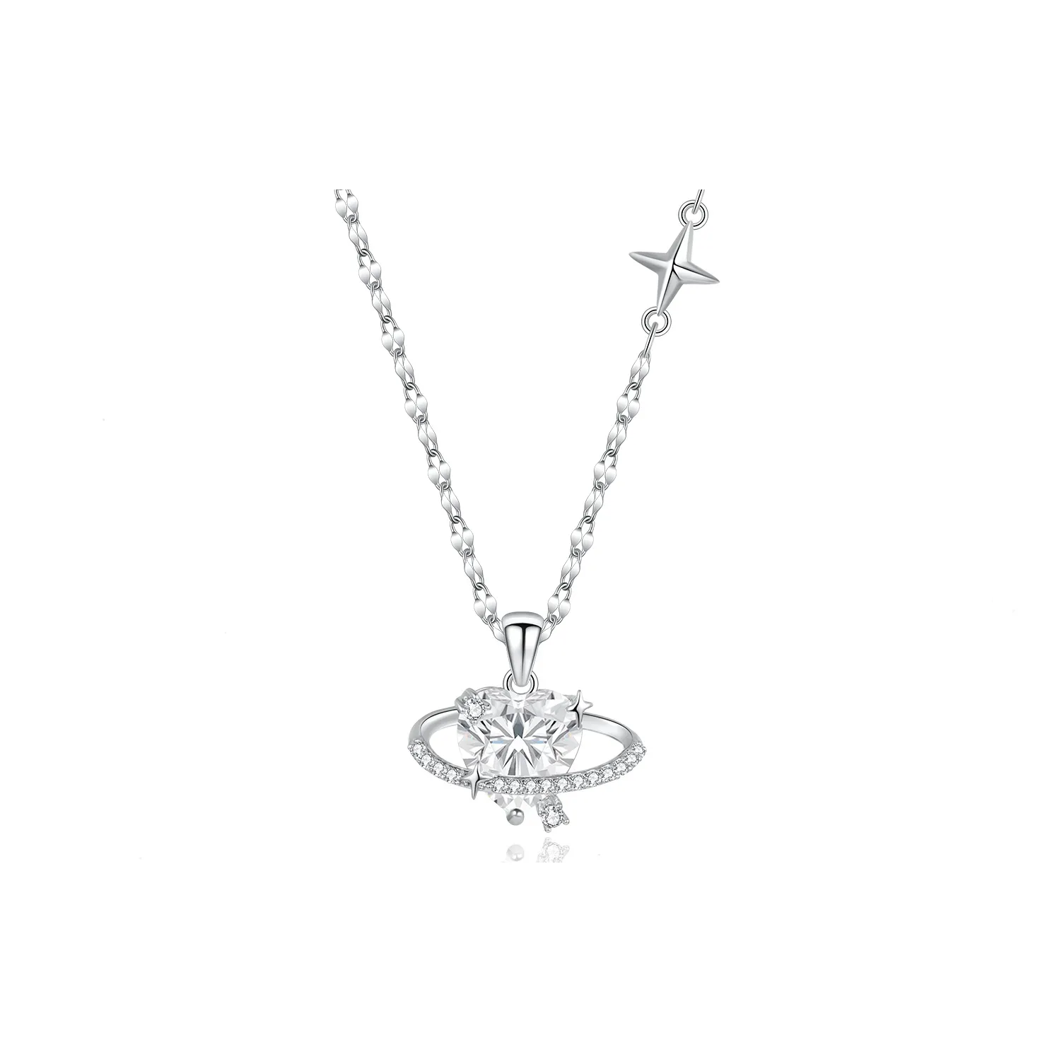 ZEGL Ожерелья с синтетическим кубическим цирконием Женские