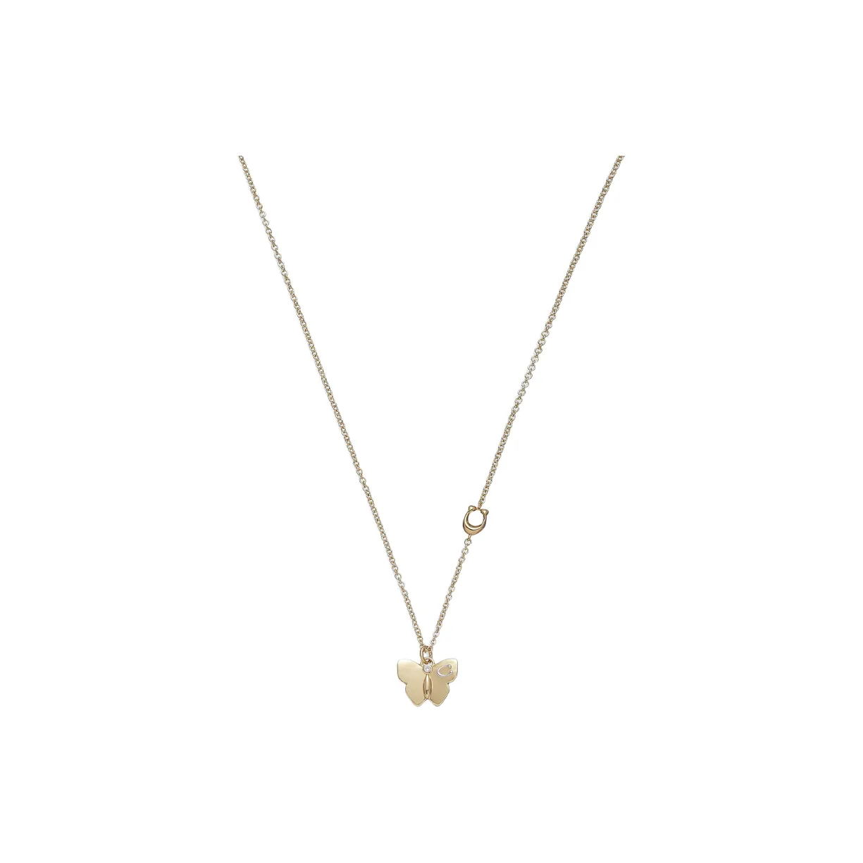 COACH Butterfly Pendant Necklace