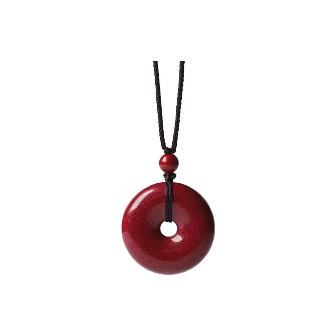 Memories Cinnabar Jade Pendants Unisex