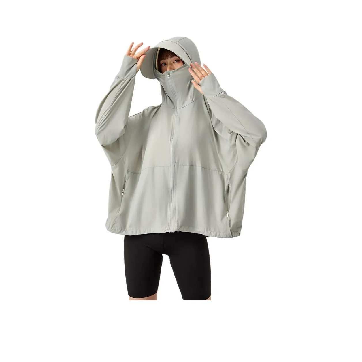 BODACHEL Дышащий Быстросохнущий Водонепроницаемый Съемный Защита от ультрафиолета Женская одежда с защитой от солнца