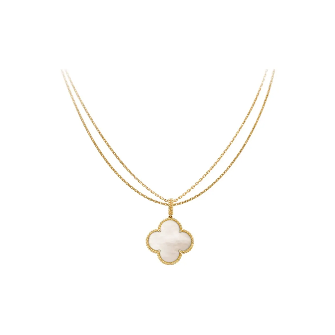 Van Cleef & Arpels Yellow K Gold Necklaces Women's