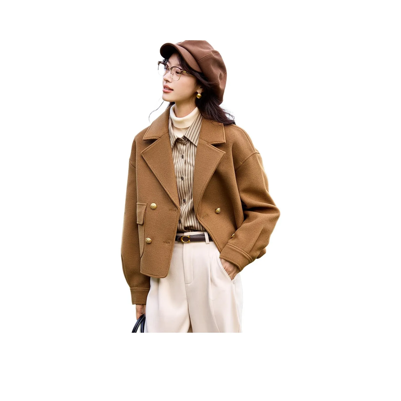 Mo Han Yi Mei Coat Women's Amber Gold