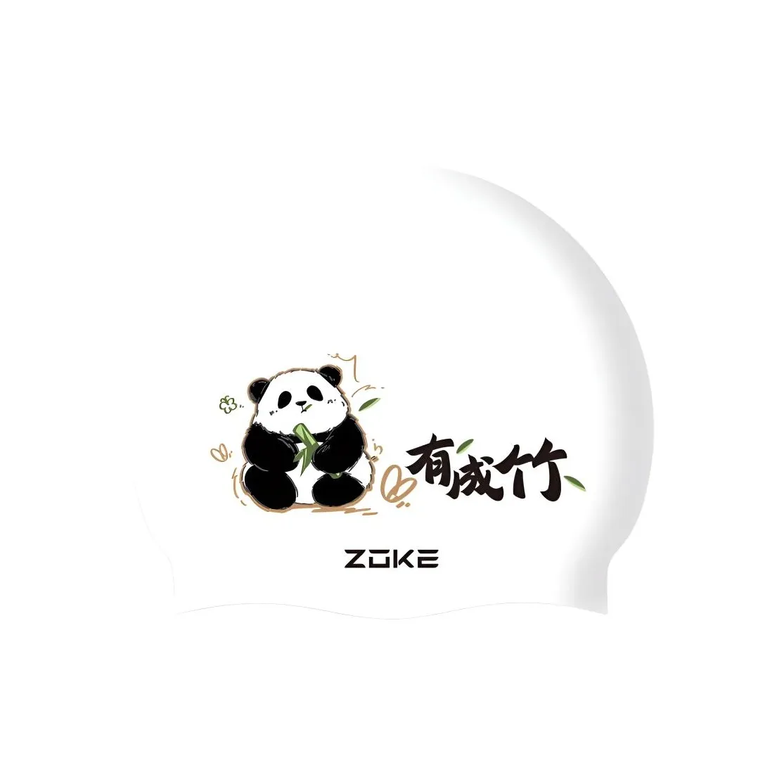 ZOKE Swimming Caps Unisex White