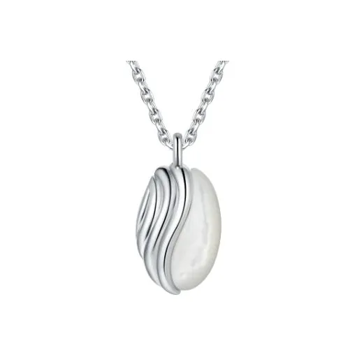 BABYBEI 925 Sterling Silver Mother Of Pearl Necklaces Women's