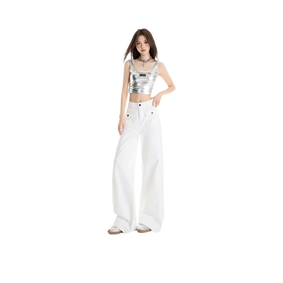 MORii Белые Женские Джинсы