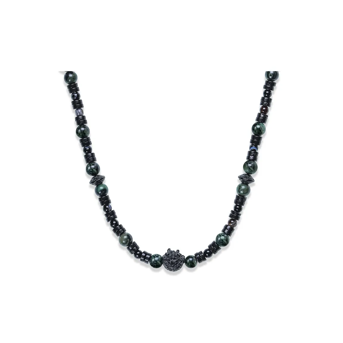 Cuud Quetzal Stone Necklaces Men's