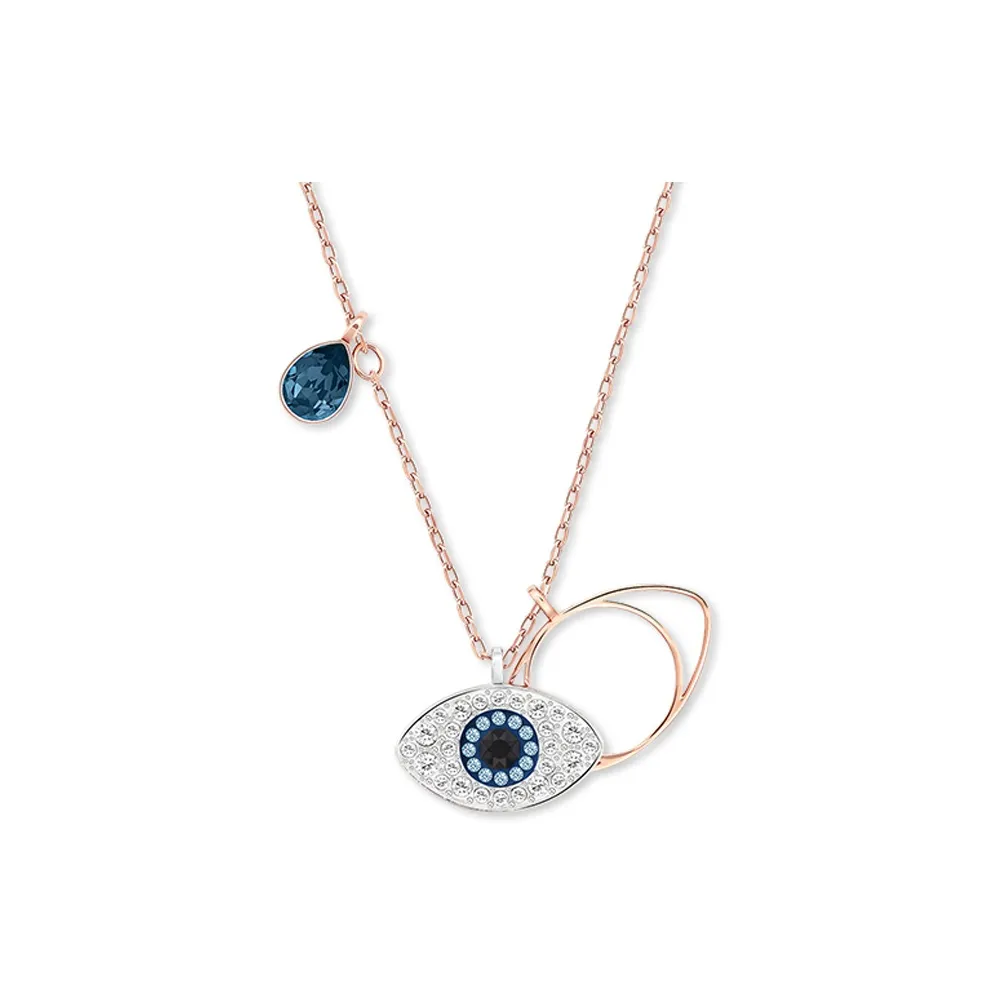 Swarovski Eye Gemstone Pendant Necklace