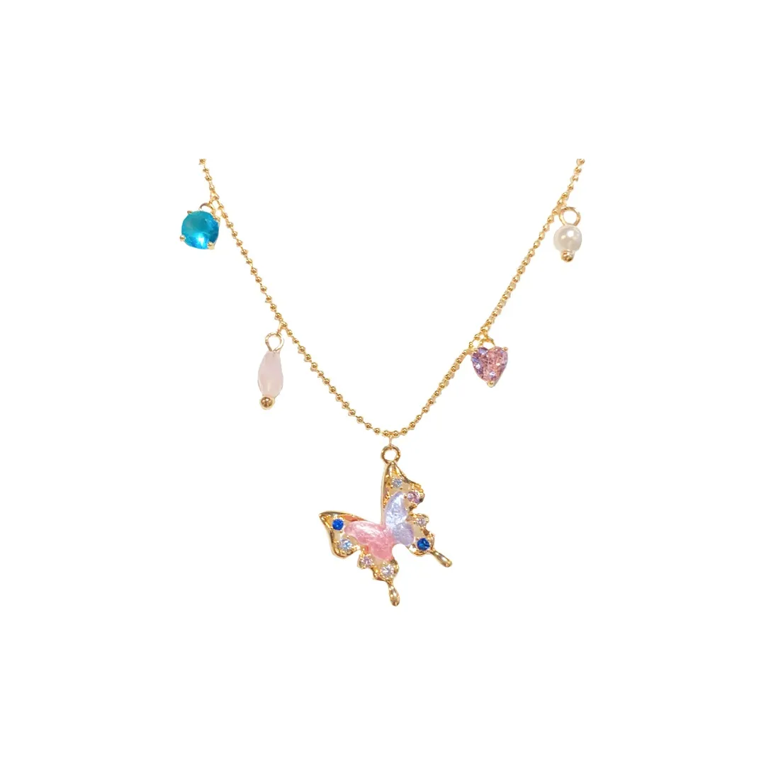 NATURALLYJOJO Цирконовые ожерелья женские золото