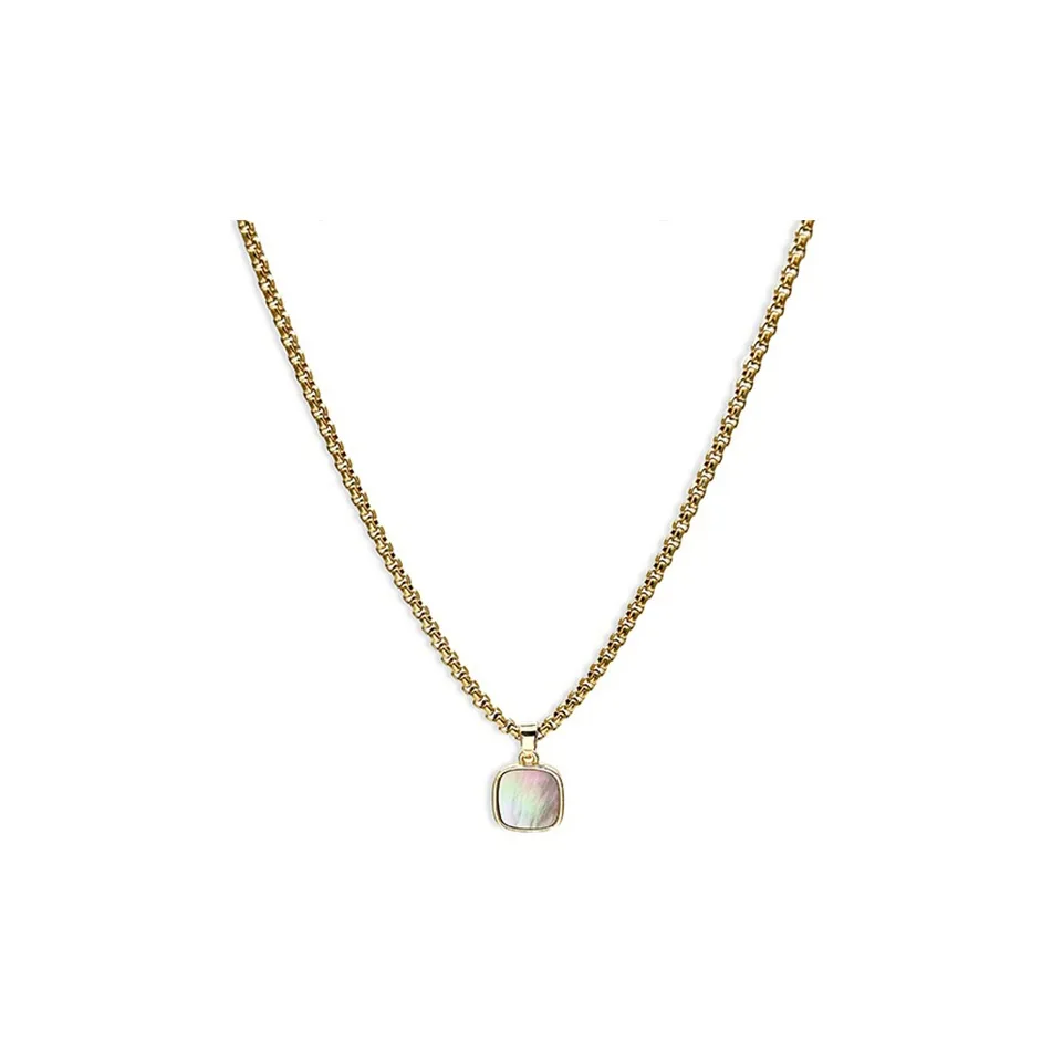 PUENTE Титановая стальная цепочка на ключицу Мужская