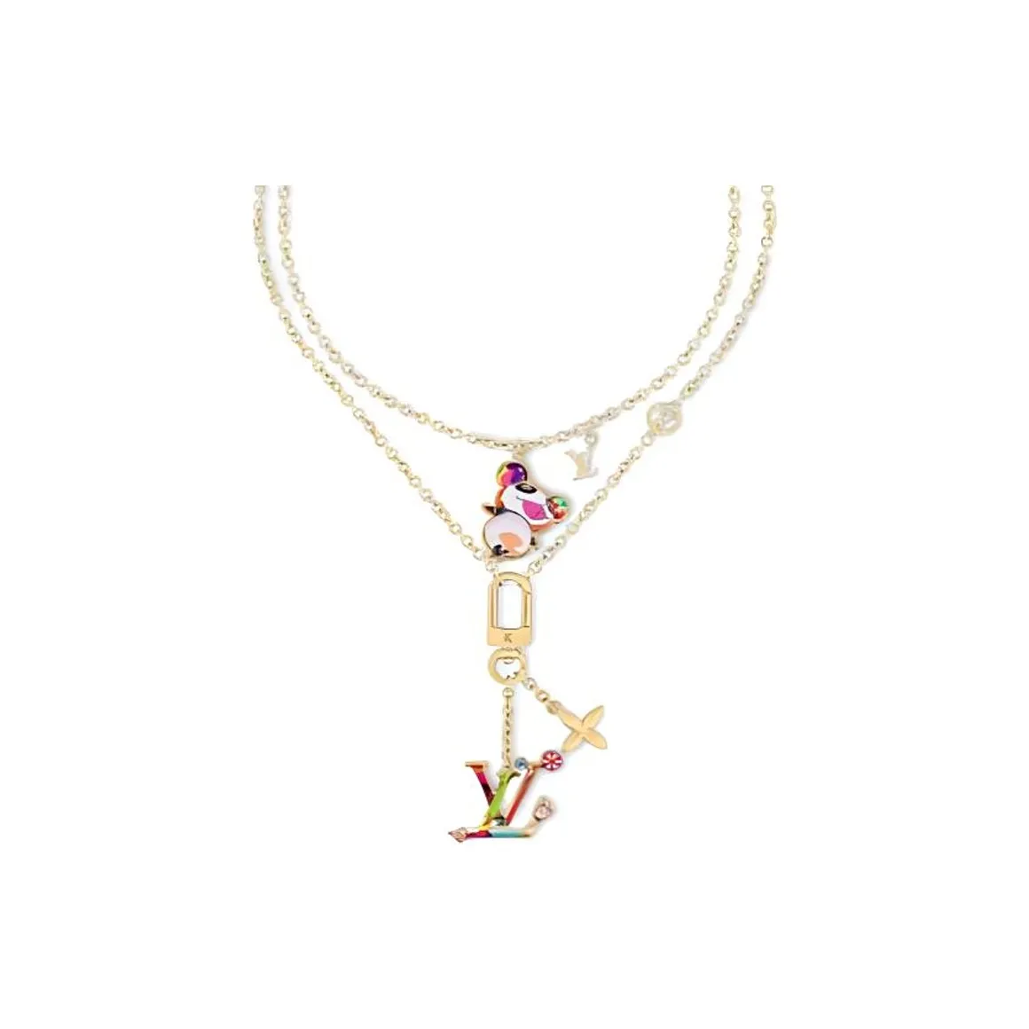 LOUIS VUITTON X Takashi Murakami Superflat Necklace