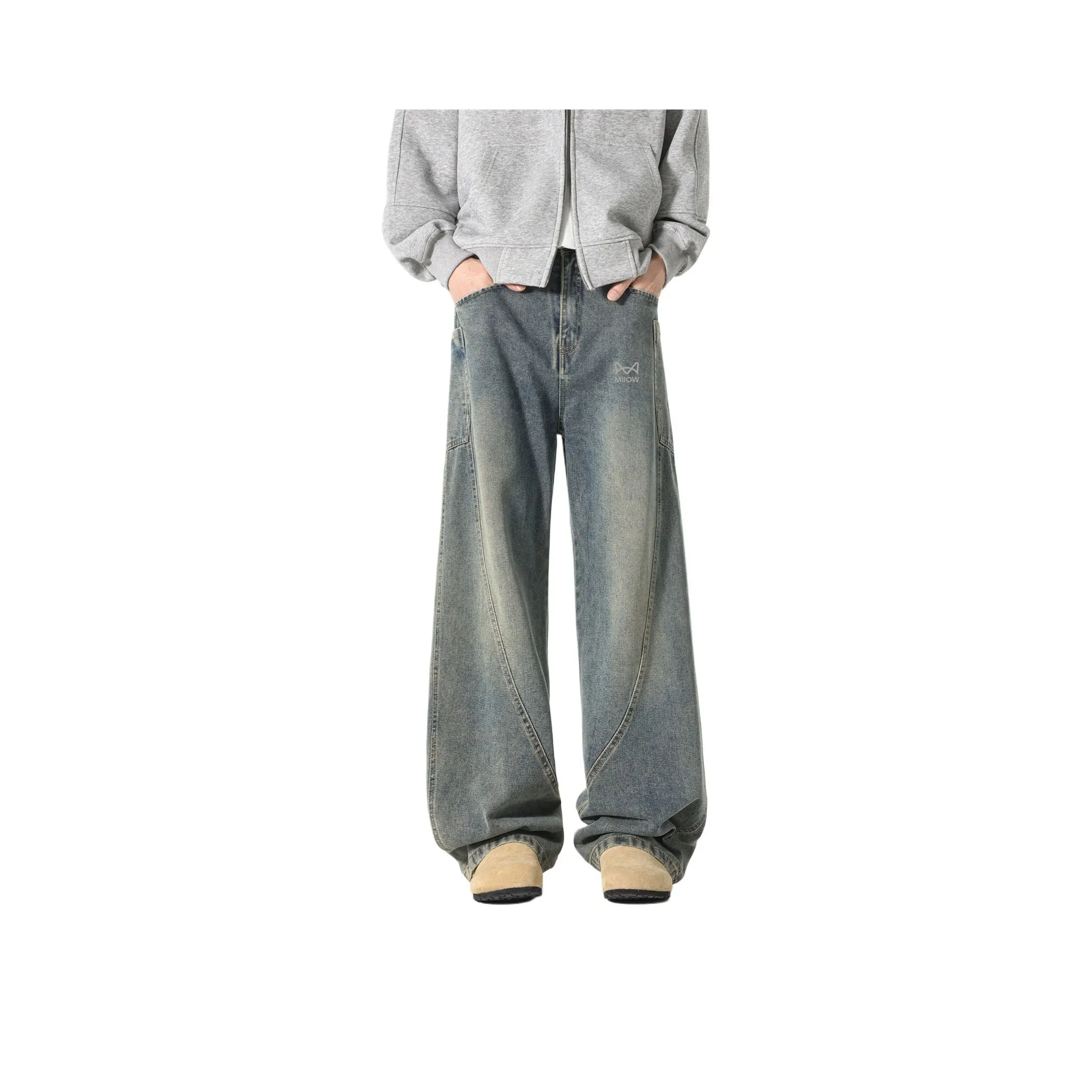 MIIOW Trend Party series Джинсы Унисекс