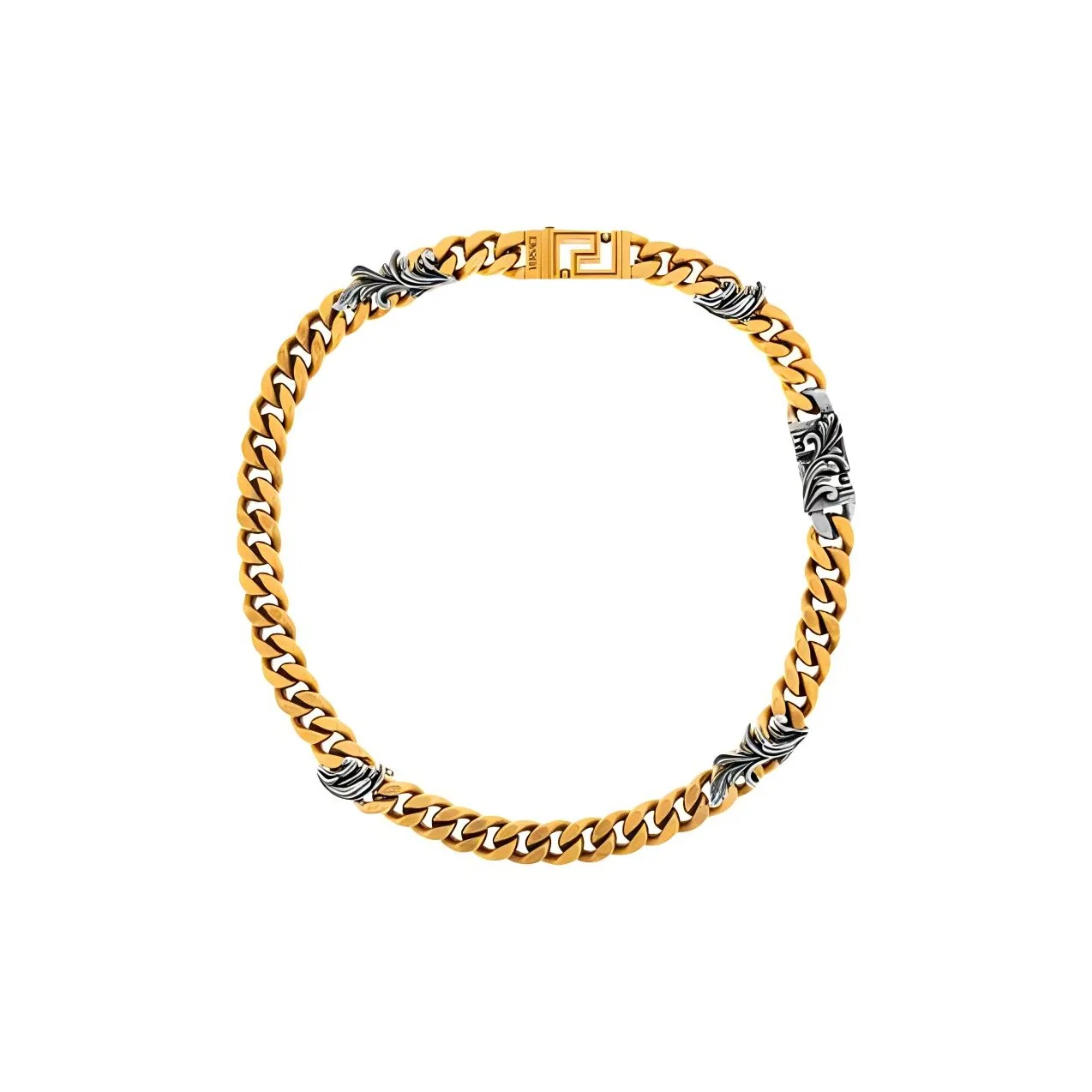 VERSACE Baroque Detailed Curb Chain Necklace